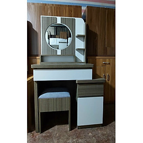 Mua Bàn trang điểm mặt bậc  gương có đèn Led cảm ứng  gỗ MDF phủ melamine
