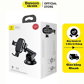 Bộ đế giữ điện thoại kết hợp sạc không dây dùng trong xe hơi Baseus Wireless Charger Gravity Car Mount WXYL-A01- Hàng chính hãng