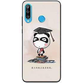 Ốp lưng dành cho Huawei P30 Lite mẫu Panda mọt sách