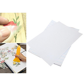 20Pcs Transparent Self Adhesive Cold Laminating Film Paper for Handmade Bookmark Dried Flowers Crafts DIY Scrapbooking Card Making Photo Picture