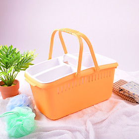 Mua Giỏ nhựa đa năng có quai xách Hàn Quốc - Màu Cam