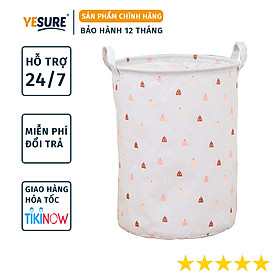 Giỏ Đựng Quần Áo , Đồ Giặt , Chăn Mền , Thú Bông  , Đồ Chơi Trẻ Em Hoa Văn Trang nhã Sang Trọng YESURE  - Hàng chính hãng