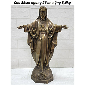 Mua Tượng thiên chúa  chúa Giesu bằng đồng cao cấp MS20t