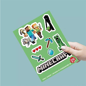 Mine Craft - Single Sticker hình dán lẻ Game Online