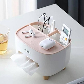 Mua Hộp Đựng Giấy Ăn Để Bàn Có Ngăn Để Đồ Đa Năng  Chất Liệu Nhựa PP Cao Cấp