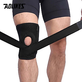 Đai bảo vệ đầu gối 4 lò xo trợ lực dây chằng AOLIKES A-7908 Sport Knee Pad