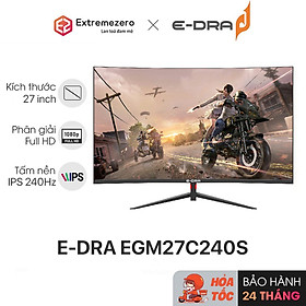 Màn hình máy tính gaming E-Dra EGM27C240s cong 27 inch FullHD 240hz