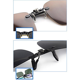 Unisex Polarized Clip Sunglasses Driving Lens Cycling Riding Sunglasses Clip