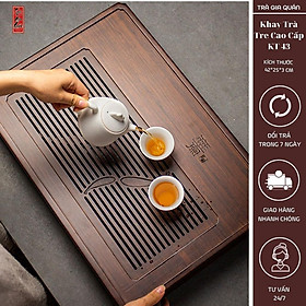 Mua Khay Trà Tre Cao Cấp Chữ Nhật Trung Kích Thước 42*25*3 KT 43
