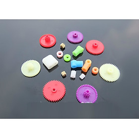 Mua Bộ bánh răng nhựa 18 loại màu sắc dùng để chế tạo