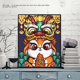 Mua Tranh Số Hóa Động Vật  Thú Cưng BEE HAPPY Chọn Lựa Nhiều Mẫu Hot Trend