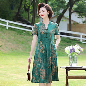Đầm trung niên - Đầm Quảng Châu- Đầm cao cấp 2022