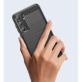 Ốp lưng chống sốc cho Samsung Galaxy A55 (chuẩn quân đội, chống va đập, chống vân tay) - Hàng chính hãng - đen