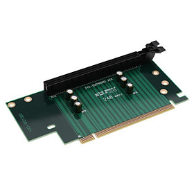 1 x PCI-E Riser 16X Graphics Extension Riser Adapter Card For Computer Case