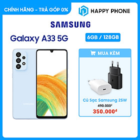 Điện Thoại Samsung Galaxy A33 5G (6GB/128GB) - Hàng Chính...