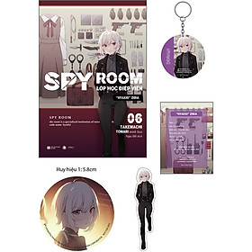 Spyroom - Lớp Học Điệp Viên - Tập 6 - Bản Đặc Biệt + Tặng Kèm Bookmark, Thẻ Nhân Vật, Huy Hiệu, Móc Khoá