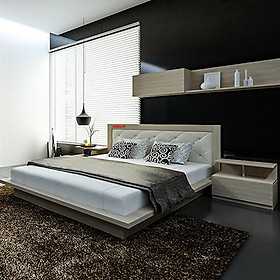 Mua Giường ngủ cao cấp phong cách Nhật Bản - Thương hiệu alala.vn (1m6x2m)