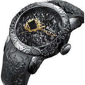 BIDEN Fashion Watch Trend Multi-functional Business Men's Watches Black