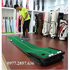 Thảm tập golf Putting 360 độ trong nhà mini luyện cú gạt bóng hiệu quả TT010