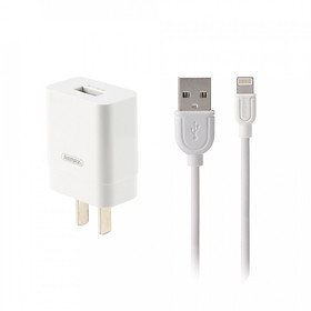 Bộ Adapter Sạc REMAX RP-U112 FOR LIGHTNING - Hàng Chính Hãng