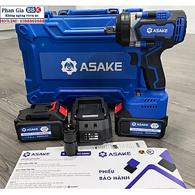 Mua Máy Siết Bulong ASAKE 21V Lực Siết 380NM - Động Cơ Không Chổi Than Siêu Mạnh Mẽ  100% Dây Đồng - Bảo Hành 12 Tháng