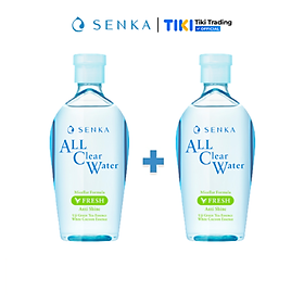 Combo 2 Nước tẩy trang Senka A.L.L.Clear Water Fresh 230ml