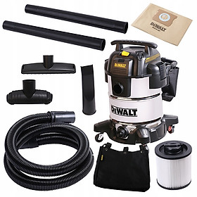 Máy hút bụi công nghiệp 3 chức năng ướt / khô / thổi 3750W (5HP) 38L Dewalt DXV38S - Hàng chính hãng