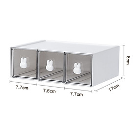 Mua Kệ mỹ phẩm Đa tầng Mini - để bàn trong suốt đa năng có thể xếp chồng lên nhau thành tủ mini Size Lớn