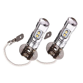 2PCS LED Car Signal  Light Bulb White  2323 10SMD 12V-24V 6500K