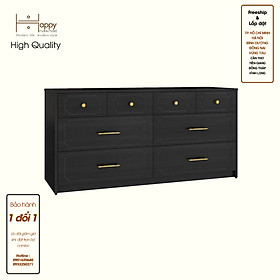 [Happy Home Furniture] NERIS, Tủ lưu trữ 8 ngăn kéo , 140cm x 45cm x 68cm ( DxRxC), THK_135