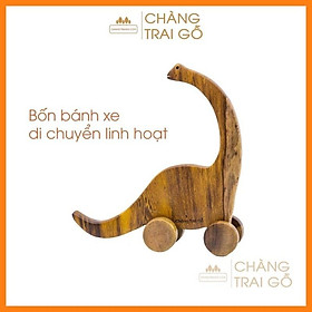 Khủng Long Cổ Dài - Đồ Chơi Gỗ Trẻ Em Chàng Trai Gỗ