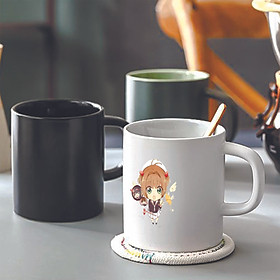 Cốc sứ IN HÌNH Cardcaptor Sakura - Thủ Lĩnh Thẻ Bài anime chibi