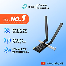 Bộ Chuyển Đổi Card WiFi TP-Link Archer TX20E PCIe Bluetooth WiFi 6 AX1800 - Hàng Chính Hãng