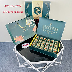 Yến sào cao cấp Thượng Vy Yến Tổ yến chưng sẵn - Set quà tặng cao cấp 18 hũ 70ml, 30% yến - Set Healthy