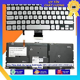 Bàn Phím dùng cho laptop Dell Studio XPS 14Z-L412Z 15Z-L511Z (có đèn) - Hàng Nhập Khẩu New Seal