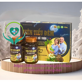 ￼VIÊN TIỂU ĐÊM SÂM NHUNG BỔ THẬN ,Hộp 2 Lọ * 30 viên, Hỗ trợ bổ thận, giúp tăng cường chức năng thận.
