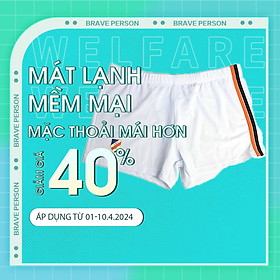 Quần Short Nam Mặc Ngủ, Quần Thun Nam Mặc Nhà Brave Person B1164 - Form dáng trẻ trung, năng động, nam tính - Chất liệu thoáng mát, co dãn 4 chiều