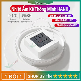 Mua VINETTEAM Nhiệt Ẩm Kế Điện Tử Thông Minh Hank Đo Nhiệt Độ Và Độ Ẩm Trong Nhà Màn Hình Lớn Hiển Thị Kỹ Thuật Số - Hàng Chính Hãng