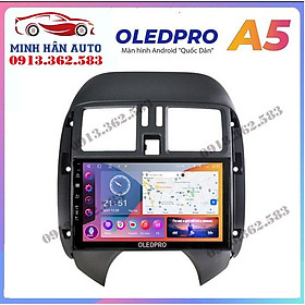 Bộ màn hình OLEDPRO A5, A3 cho xe NISSAN SUNNY 2012-2017, trọn bộ màn hình, mặt dưỡng,dây nguồn theo xe