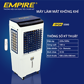 Mua Quạt làm mát không khí Empire - Model EPQM 5500- Hàng chính hãng.