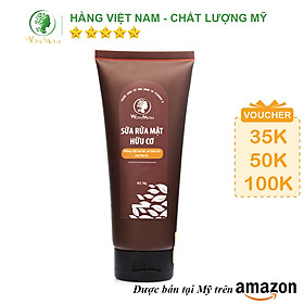 Sữa rửa mặt hữu cơ dưỡng ẩm da mịn màng, sạch mụn, trắng da Wonmon 70g