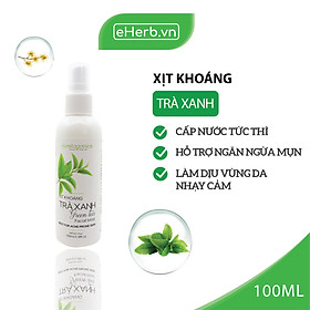 Xịt Khoáng Trà Xanh Cấp Nước, Ngăn Ngừa Mụn Milaganics (100ml)