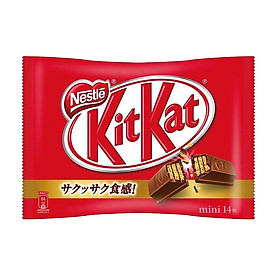 Bánh Kitkat túi 14 gói (11.6g/gói) của Nestle - Hàng nội địa Nhật Bản