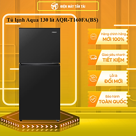 Tủ lạnh Aqua 130 lít ( KHÔNG INVERTER) AQR-T160FA(BS) -  HÀNG CHÍNH HÃNG - CHỈ GIAO HCM