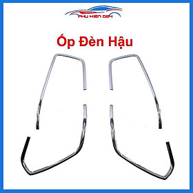 Ốp viền đèn pha hậu mạ crom Kia Sedona chống trầy trang trí bảo vệ xe