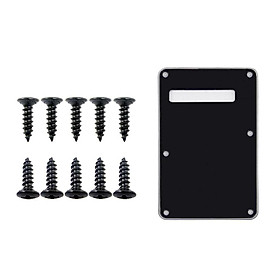 1 Set Guitar Back Plate with Mounting Screws for Electric Guitar Replacement Parts