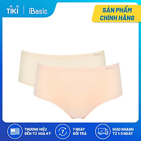 Combo 2 quần lót nữ không đường may bonding thoáng khí lưng cao iBasic PANW139