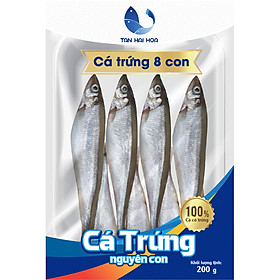 CÁ TRỨNG TÂN HẢI HÒA KHAY 8 CON (200G)