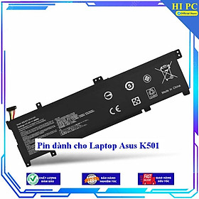 Pin dành cho Laptop Asus K501 - Hàng Nhập Khẩu 