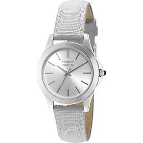 Invicta Women's 15147 "Angel" Stainless Steel and White Leather Watch